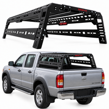 Heavy duty steel bed rack and tent roll bar for Nissan SkyStar 1999-2006, 250kg, black