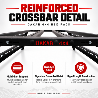 Nissan SkyStar 1999-2006 bed rack, black steel tent roll bar - view 5