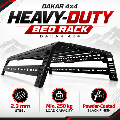 Ford F-150 2014-2020 bed rack, black steel tent roll bar - view 6