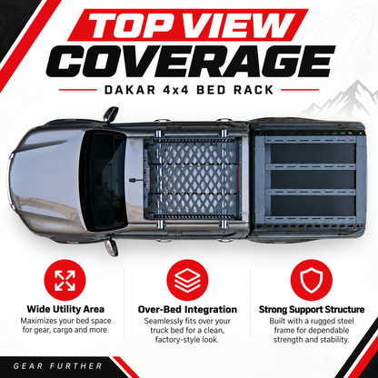 Nissan SkyStar 1999-2006 bed rack, black steel tent roll bar - view 9