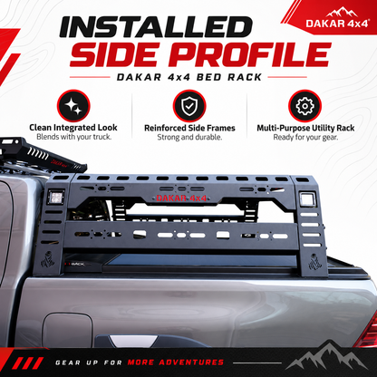 Nissan Navara NP300 2006 on bed rack, black steel tent roll bar - view 10