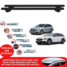 Roof Bars For Mercedes E-Class W213 2017-2023 Roof Rack Cross Bars 2 Pcs Black