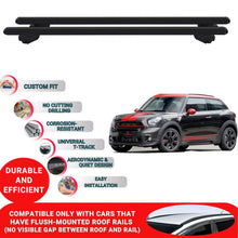 Car Roof Bars for Mini Paceman 2011-2016 Roof Rack Cross Bars 2 Pcs Black