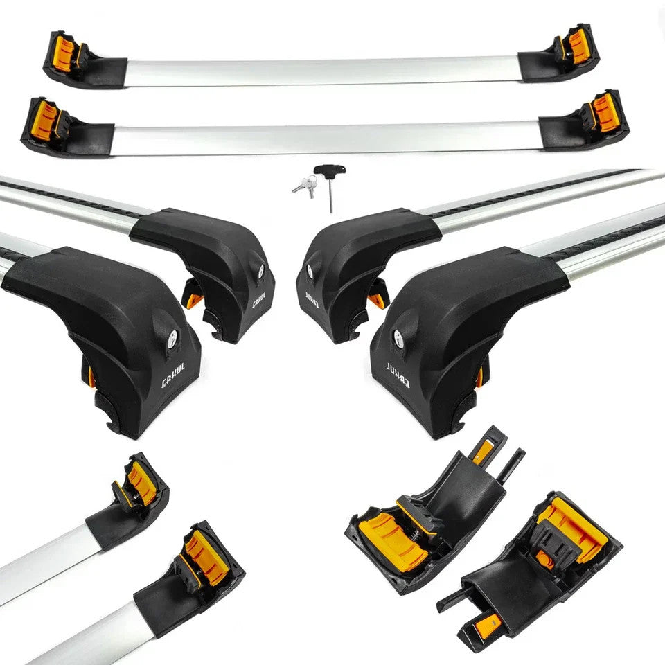 Premium Roof Bars For Kia Ev9 2023 Onwards Roof Rack Cross Bars Secure Grey