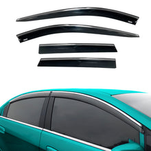 Chrome Car Wind Deflector Set for Hyundai Bayon 2021 Onwards - Rain Guard 4 pcs