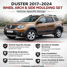 For Dacia Duster 2018-2023 ABS Fender & Door Moulding Body Kit Off-Road Model