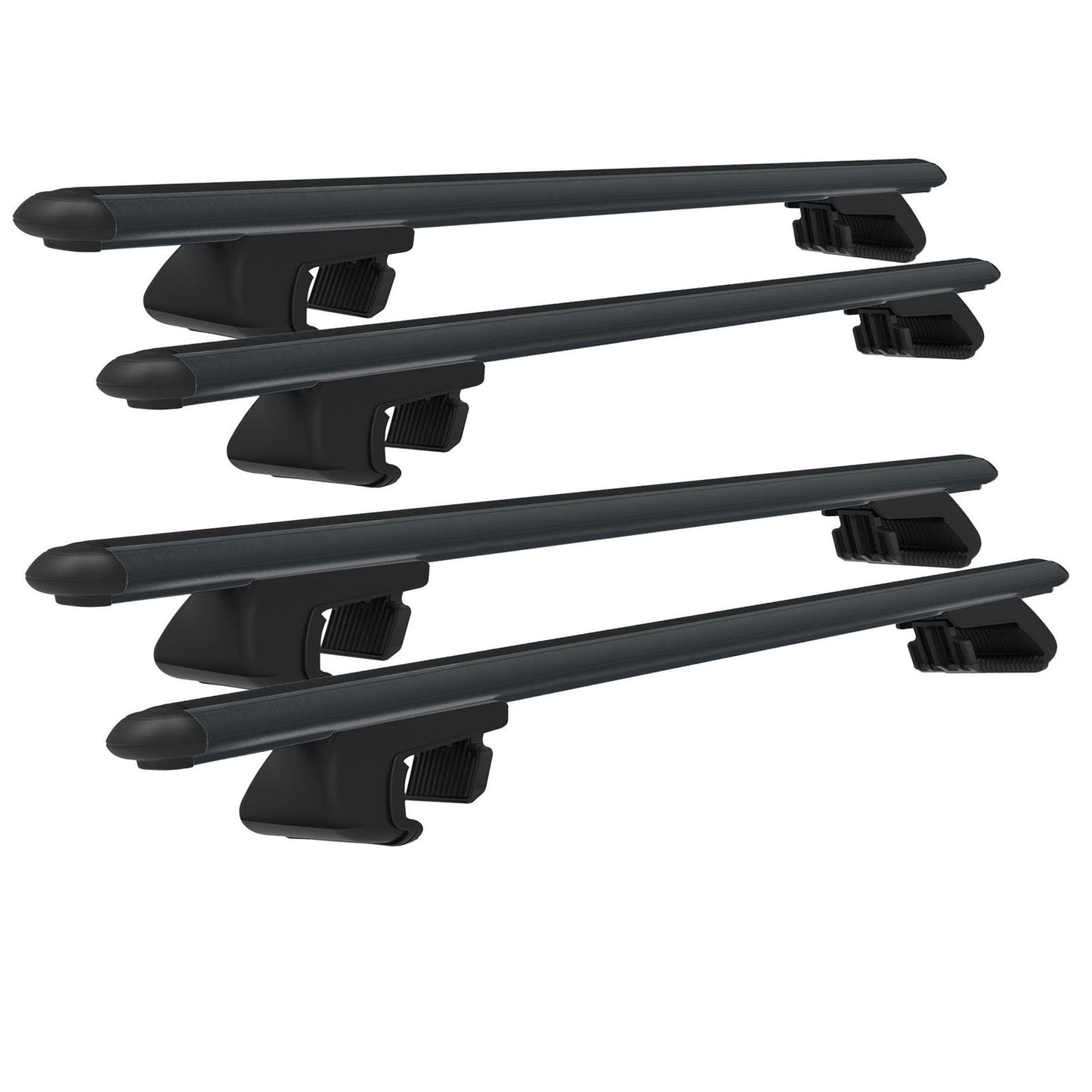 Roof Rack Cross Bars for Volkswagen T6 Transporter Van 2015-2023 Rail Carrier for Roof Tents 4 Pcs Black