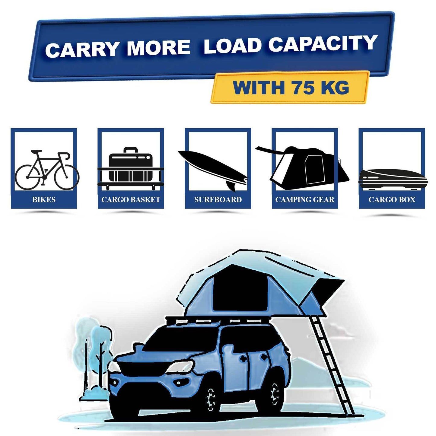 Roof Racks Cross Bars For Bmw 5 Series Estate/Touring G31 2017-2023 2 Pcs Grey
