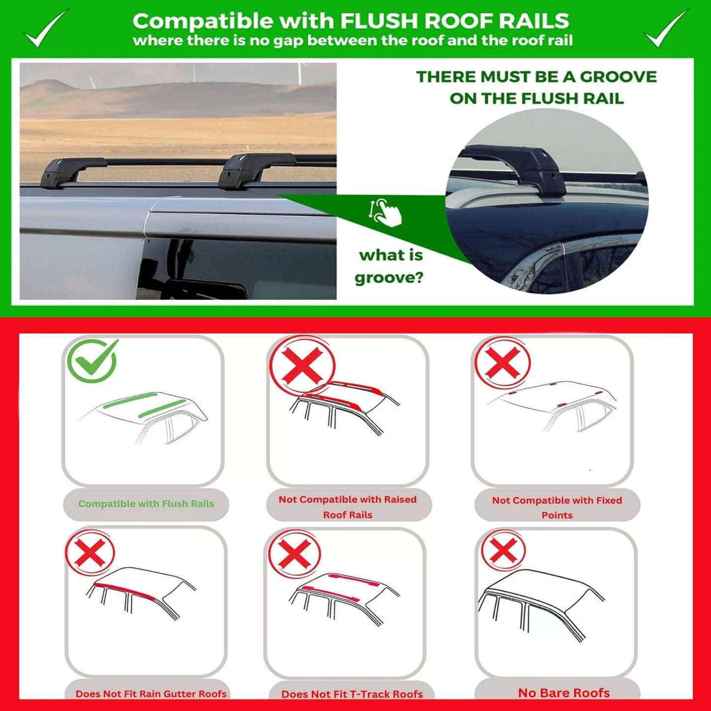 Roof Bars for Toyota Auris 2013-2019 Lockable Roof Rack Cross Bars 2 Pcs Black