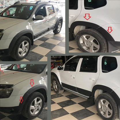 For Dacia Duster 2010-2017 ABS Fender & Door Moulding Body Kit Off-Road Model