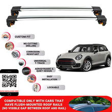 Premium Roof Bars For Mini Clubman Estate 2016-2024 Secure Roof Rack Cross Bar 2 Pcss Grey