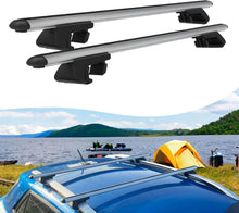 Roof Rack Cross Bars for Jeep Renegade 2014+ Aluminum Roof Bars 2 Pcs Silver