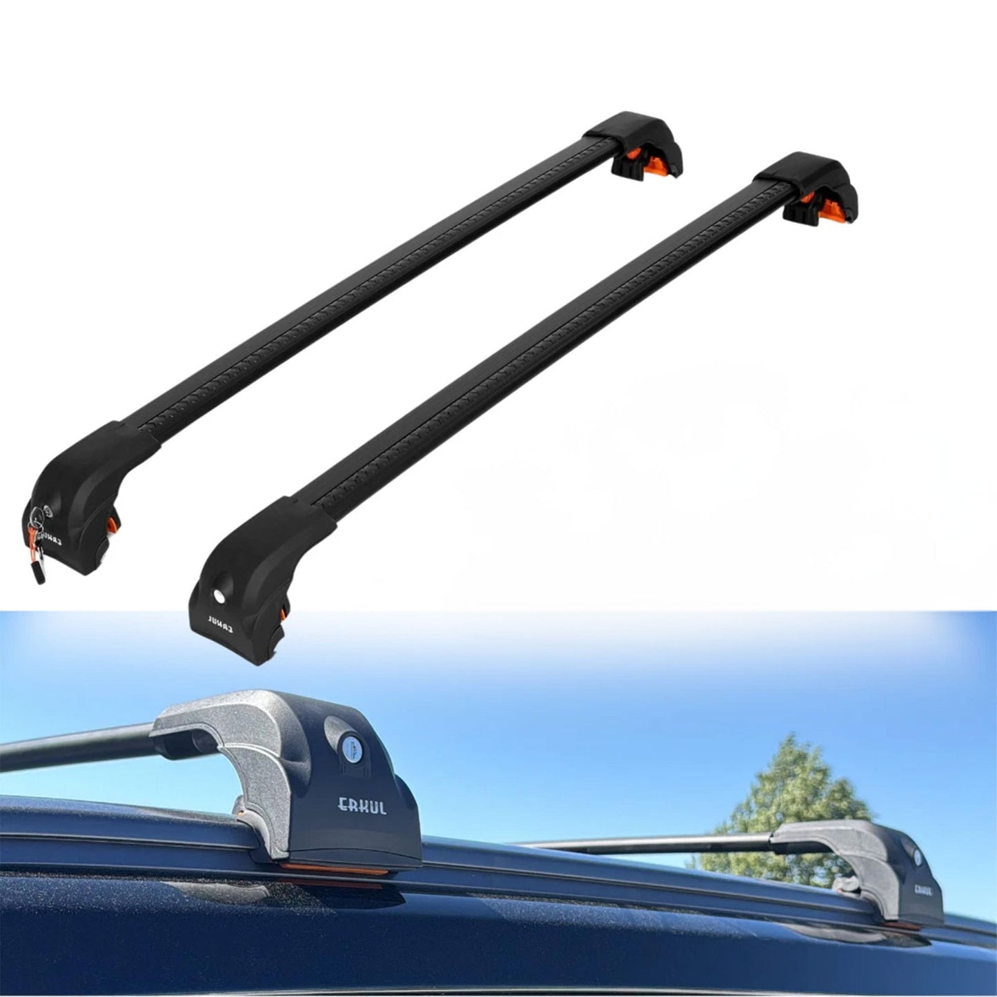 Premium Roof Bars For Bmw X4 Suv 2019+ Secure Roof Rack Cross Bar 2 Pcss Secure Black
