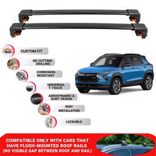 Premium Roof Bars For Chevrolet Trailblazer 2021+ Roof Rack Cross Bars Black