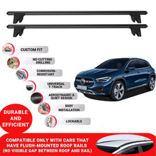 Premium Roof Bars for Mercedes Gla H247 2020-2023 Roof Rack Cross Bars 2 Pcs Black