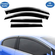 Chrome Window Wind Deflector for Kia Sorento 2010 Onward Rain Guard Visors 4 pcs