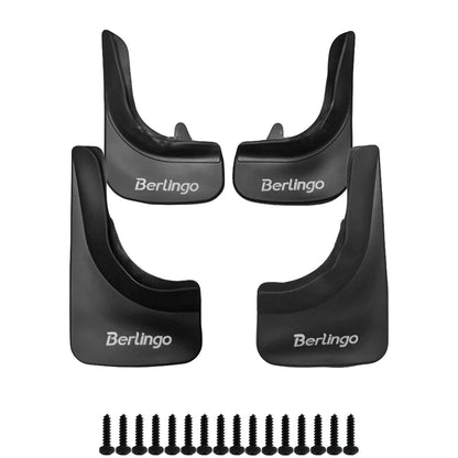 Car Mud Flaps Kit For Citroen Berlingo Rubber Splash Guards 4 PCS