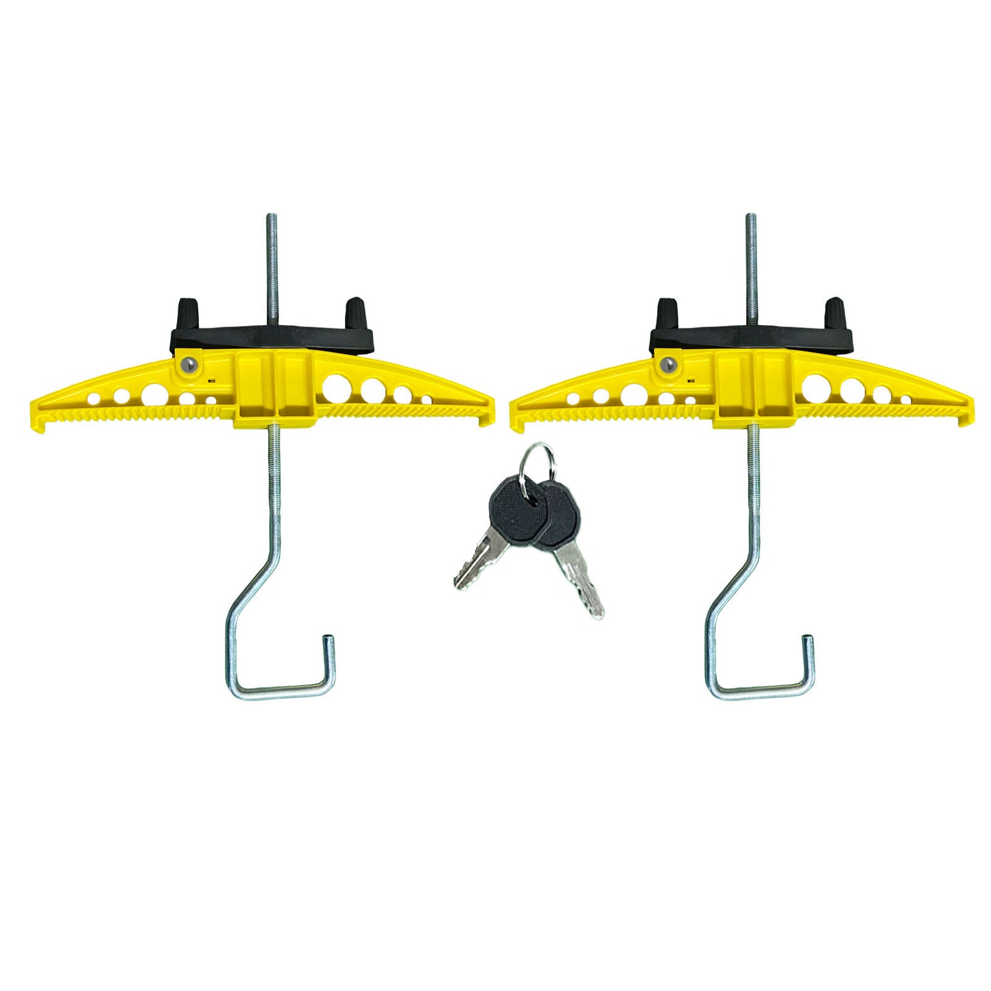 Lockable Ladder Clamp Designed for Roof Rack Cross Bar Placement