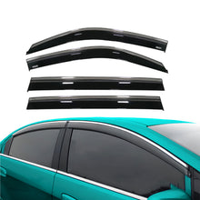 Chrome Car Wind Deflector Set for Toyota Land Cruıser Fj200 2007-2019 4 pcs