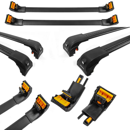 Premium Roof Bars For Mercedes Glc Suv 2023+ Secure Roof Rack Cross Bar 2 Pcss Black