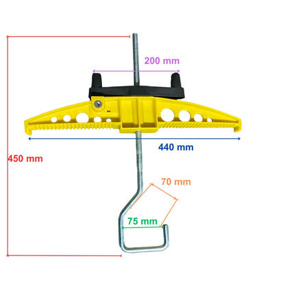 Lockable Ladder Clamp Designed for Roof Rack Cross Bar Placement