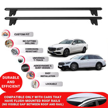 Premium Roof Bars for Mercedes E-Class S213 2016-2023 Roof Rack Cross Bars 2 Pcs Black