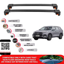 Premium Roof Bars For Chery Tiggo 4 Suv 2020+ Secure Roof Rack Cross Bar 2 Pcss Black