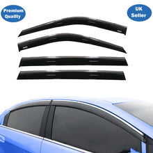 Chrome Window Wind Deflector for Toyota Highlander 2021+ Rain Guard Visors 4 pcs