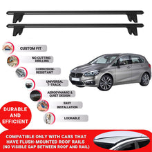 Premium Roof Bars for Bmw 2 Series F46 2014-2021 Roof Rack Cross Bars 2 Pcs Black