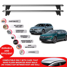 Premium Roof Bars for Vw Passat B8 Alltrack2015-2023 Roof Rack Cross Bars 2 Pcs Grey