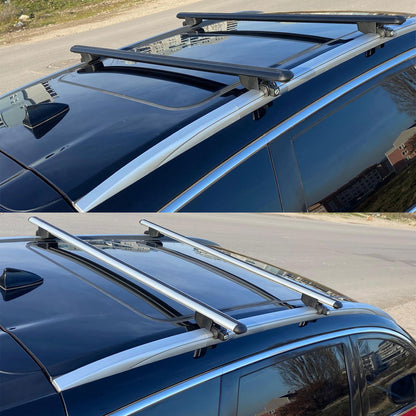 Roof Bars For Suzuki Sx4 S-Cross MK2 2013-2020 Roof Rack Cross Bars 2 Pcs Black