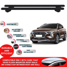 Car Roof Bars for Hyundai Tucson 2018-2022 Roof Rack Cross Bars 2 Pcs Black