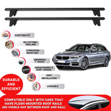 Premium Roof Bars for Bmw 5 Series G31 2017-2023 Roof Rack Cross Bars 2 Pcs Black