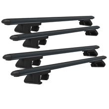 Roof Rack Cross Bars for Volkswagen Caddy Maxi 2007-2015 Rail Carrier for Roof Tents 4 Pcs Black