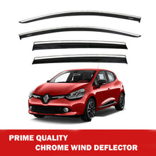 Chrome Window Wind Deflector for Renault Clio 4 2013+ Rain Guard Visors 4 pcs
