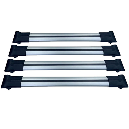 Roof Racks Cross Bars For Vauxhall Combo E 2019-2023 4 Pcs Grey