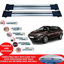 Roof Racks Cross Bars For Renault Megane 3 Sporttourer /Sw 2009-2015 2 Pcs Grey
