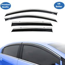 Chrome Window Wind Deflector for Hyundai I30 2017 Onward Rain Guard Visors 4 pcs
