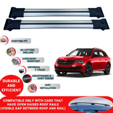 Roof Racks Cross Bars For Skoda Kamiq 2019-2023 2 Pcs Grey