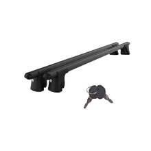 Lockable Car Roof Rack Cross Bars for Peugeot Partner Tepee 2008-2018 4Pcs Black