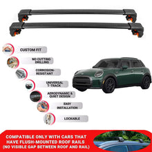 Premium Roof Bars For Mini Cooper Hardtop 2014-2023+ Roof Rack Cross Bars Black