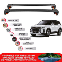 Premium Roof Bars For Ssangyong Torres 2023+ Roof Rack Cross Bars Secure Black