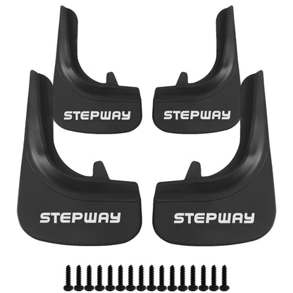 Car Mud Flaps Kit For Dacia Sandero Stepway Rubber Splash Guards 4 PCS