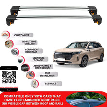 Premium Roof Bars For Dfsk E5 Suv 2022+ Secure Roof Rack Cross Bar 2 Pcss Secure Grey