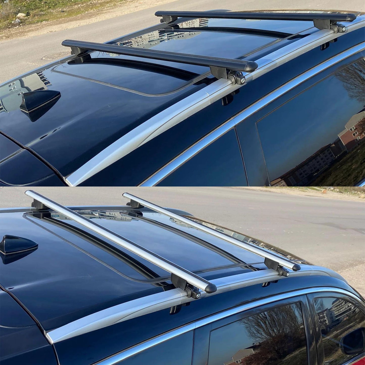 Car Roof Bars for Hyundai Tucson 2018-2022 Roof Rack Cross Bars 2 Pcs Black