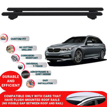 Car Roof Bars for Bmw 5 Series G31 2017+ Roof Rack Cross Bars 2 Pcs Black
