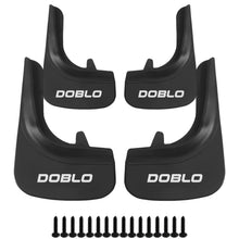 Car Mud Flaps Kit For Fiat Doblo Rubber Splash Guards 4 PCS