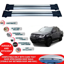 Roof Racks Cross Bars For Vw Amarok 2010-2016 2 Pcs Grey