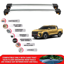 Premium Roof Bars For Ssangyong Musso Ev 2025+ Roof Rack Cross Bars Secure Grey