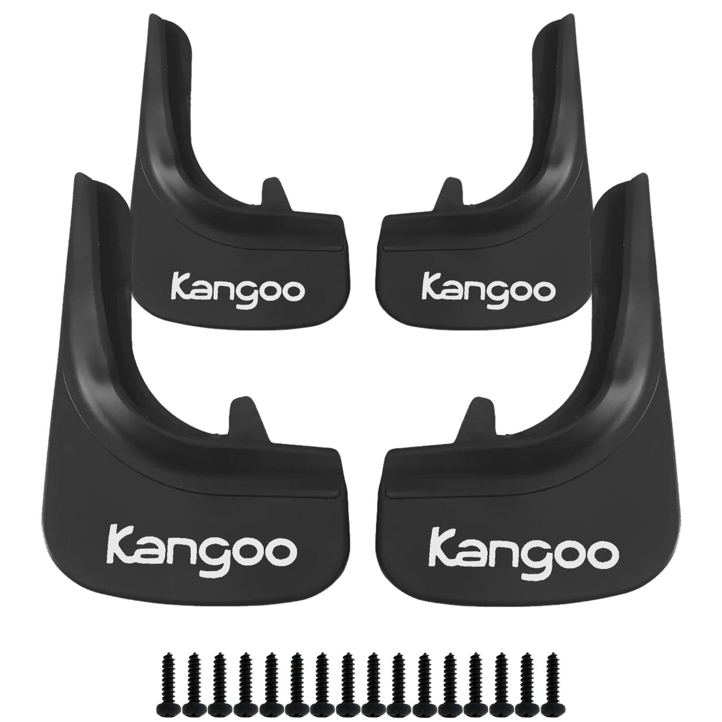 Car Mud Flaps Kit For Renault Kangoo Rubber Splash Guards 4 PCS